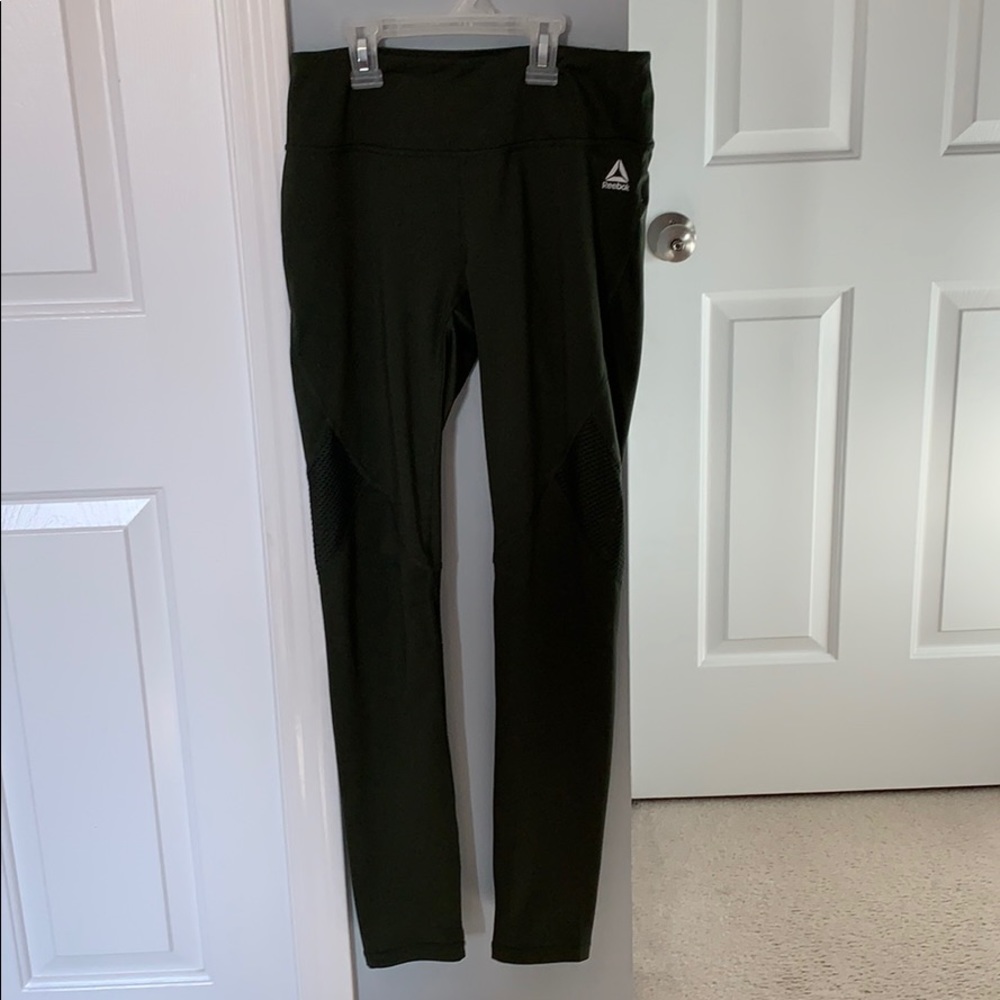 Reebok Olive Green Athletic Leggings